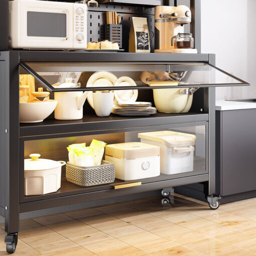 Kệ tủ bếp siêu to 5 tầng ngang 100cm Xfurniture S031 - Hình ảnh 7