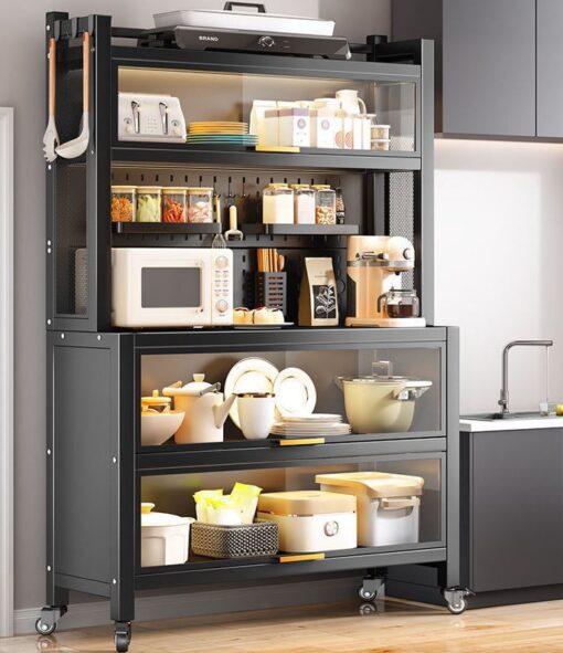 Kệ tủ bếp siêu to 5 tầng ngang 100cm Xfurniture S031