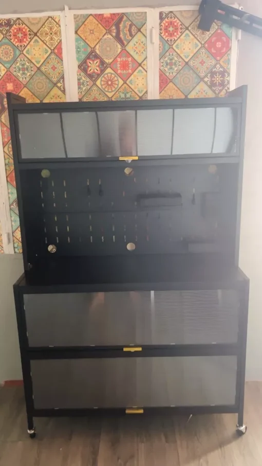 Kệ tủ bếp siêu to 5 tầng ngang 100cm Xfurniture S031 - Hình ảnh 4
